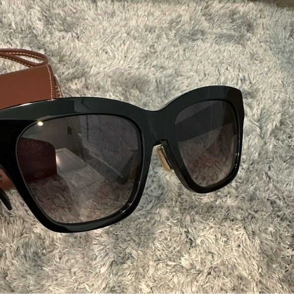 Celine Black Sunglasses with Brown Case main image 6